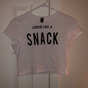 Looking like a snack crop top🔥